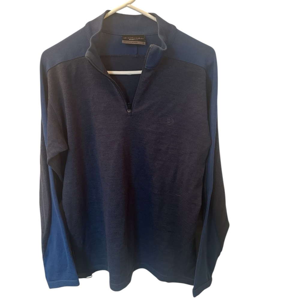 Icebreakers 320 Quarter-Zip Pullover Merino Wool Mens M